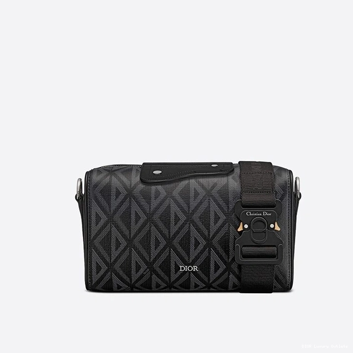 Cheap Bag Motif Black Dior Lingot 22 Diamond CD Canvas 0806 Luxury